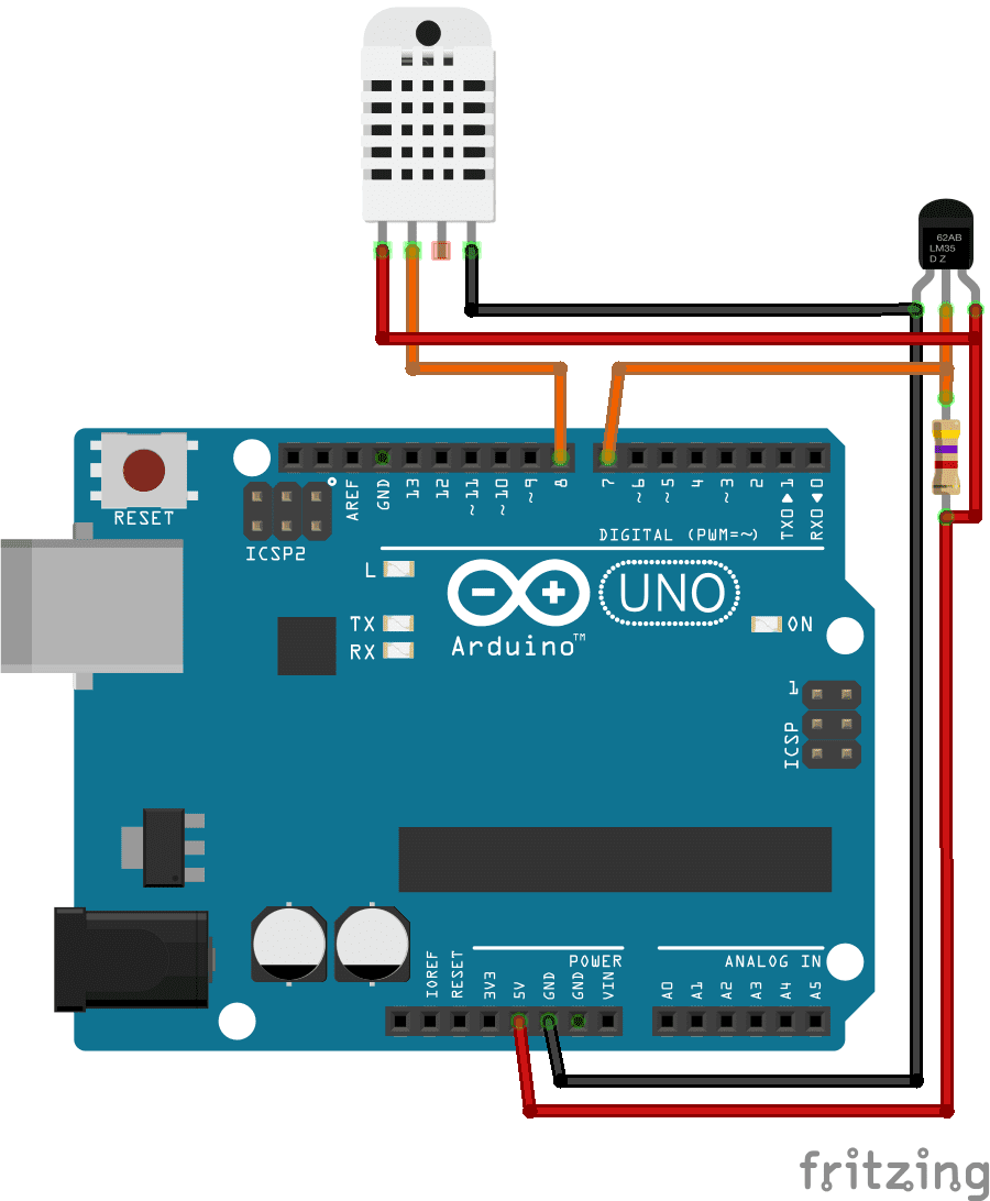 Arduino DHT 11 Dallas Anschließen